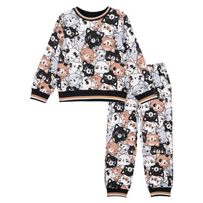 Комплект для девочки: свитшот, брюки