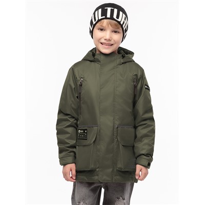 Куртка утеплённая для мальчика NIKASTYLE 4м3525 Хаки Nikastyle