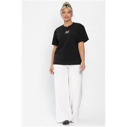 Футболка Аника (черная/коты) Б13494-20М