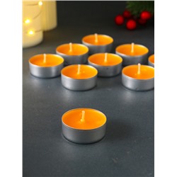 Набор свечей ароматических чайных «Апельсин в шоколаде», 9 шт.