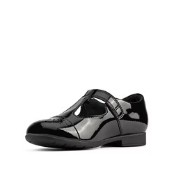 Kids' Leather T-Bar Shoes (Kid size 10-2.5)