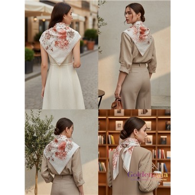 Платок из натурального шелка "Нежность прикосновения" Арт В1057/07