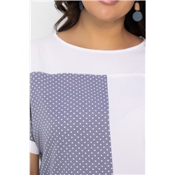 Блуза Алисия (белая) Б13500-25М