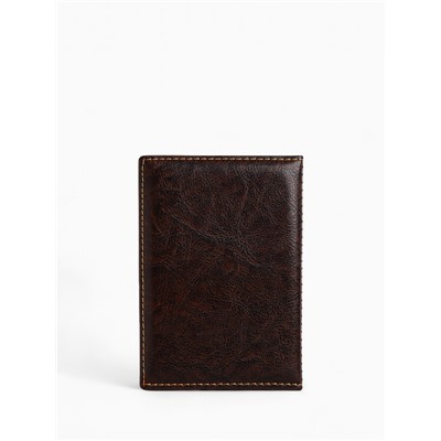 Обложка для паспорта, коричневая