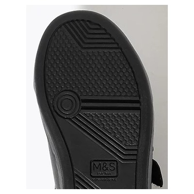 Kids' Leather Freshfeet™ Trainers (8 Small - 1 Large)
