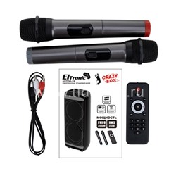 Колонка 15" (30-70 CRAZY BOX 2500) динамик 2шт/15" ElTRONIC с TWS