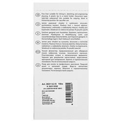 Ручка капиллярная для черчения Centropen 2631 линия 0.3 мм, цвет чёрный, длина письма 500 м