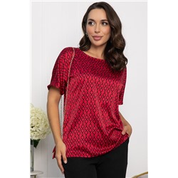 Блуза Морган (красная/цепи) Б14087-16М