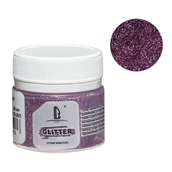 Декоративные блёстки LUXART LuxGlitter (сухие), 20 мл, размер 0.2 мм, розовые