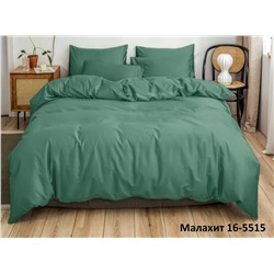 “Акция Простыня на резинке Моноколор “Малахит” Микрофибра