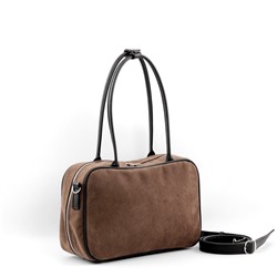 Сумка 210 эко-замша шоколад НОВИНКА