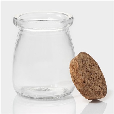 Набор баночек для специй Доляна «Парфе», 100 мл, 5.7×7 см, с пробковой крышкой, 12 шт., стекло