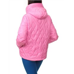 23-026 PINK Куртка оверсайз демисезонная женская (синтепон 100 гр.)