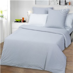 Пододеяльник трикотажный на молнии Серый Арт Дизайн