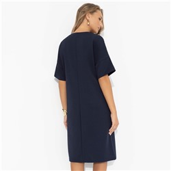 Платье-футляр комбинированное с кружевом, Модный эверест