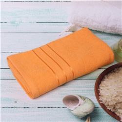 Полотенце махровое 70*120см "Comfort" цвет оранжевый 03010 плотность 300гр/м2