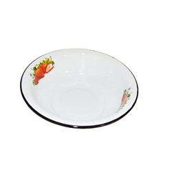 Миска эмаль 1с32с 2,0л белая Клуб сад (12)