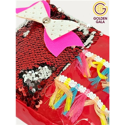 Стильная лаковая сумочка для девочки 21х17 см тип 1