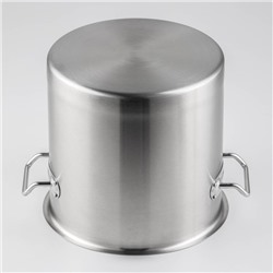 Кастрюля Hanna Knövell HoReCa, 12 л, толщина 0.8 мм, 201 сталь, нержавеющая сталь