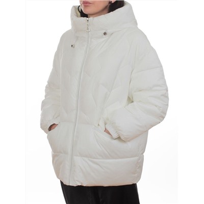2309 WHITE Куртка зимняя женская (200 гр. холлофайбер)