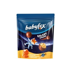 «BabyFox», конфеты шоколадные Galaxy sphere с соленой карамелью, 130 г
