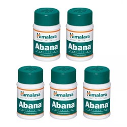 Набор Абана (5 х 60 таб), Abana Set, произв. Himalaya
