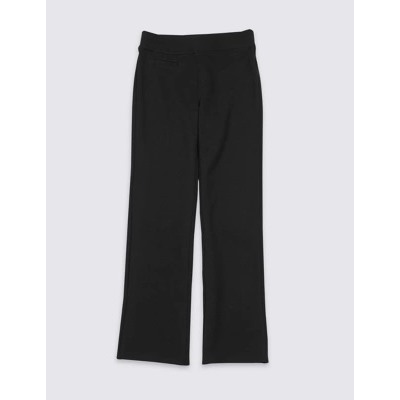 Girls' Regular Leg Knitted School Trousers (2-16 Yrs)
