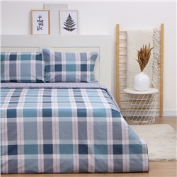 Постельное бельё LoveLife евро Square, 200х217см, 225х240см, 50х70см-2шт, сатин, хлопок 125г/м
