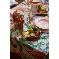 Скатерть "Доляна" Tropical kitchen 220х144 см, 100% хлопок, 164 г/м2