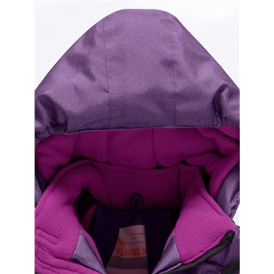 Комбинезон подростковый зимний для девочки фиолетового цвета 9402F