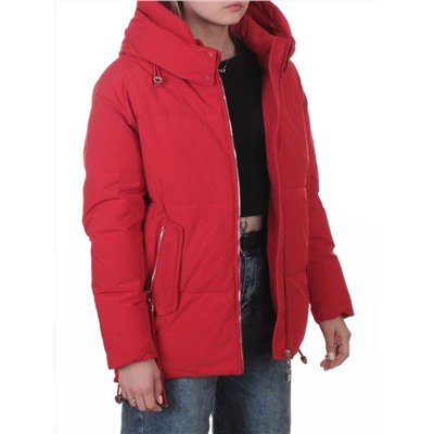2387 RED Куртка зимняя женская (150 гр. холлофайбер)