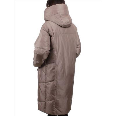 118 LILAC/BEIGE Пальто зимнее женское (холлофайбер 200 гр.)