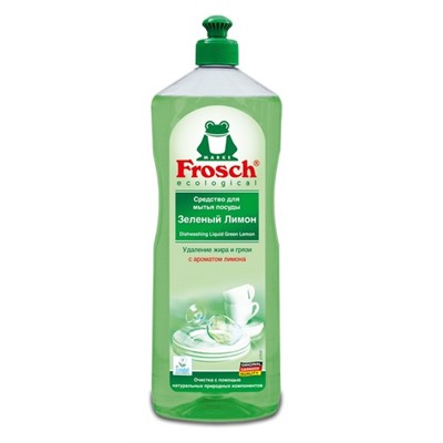 Средство для мытья посуды Зеленый Лимон Frosch, 1000 мл