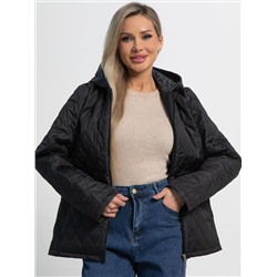 Куртка демисезонная стеганая (черная матовая) Б15194-25М