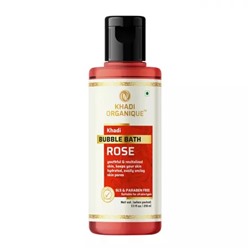 Пена для ванны с Розой (210 мл), Bubble Bath Rose, произв. Khadi Organique