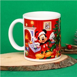 Кружка керамическая новогодняя «С Новым годом!», 320 мл, Микки Маус