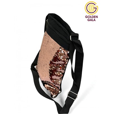 Сумка-планшет с пайетками на длинной ручке 22,5х27,5  см