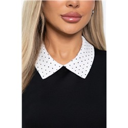 Блуза Жозетта (черно-белая) Б14839-3М