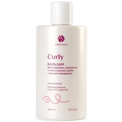 ADRICOCO CURLY Бальзам 400/460 мл для кудрявых волос