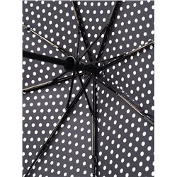 Q25806 (Горох на черном) Зонт женский автомат Henry Backer