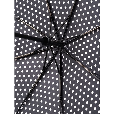 Q25806 (Горох на черном) Зонт женский автомат Henry Backer