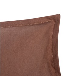 Подушка Этель, 45×45+1 см, коричневая, 100% хлопок