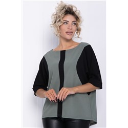 Блуза Санторини (оливковая) Б12065