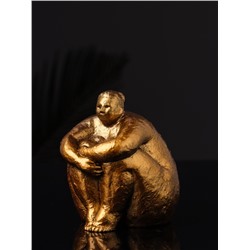 Фигурка гипс «Дама», 9×8×8 см, под бронзу