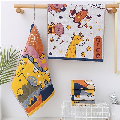 New Kakalong series gauze square scarf Korea soft absorbent kitchen hand wipe towel factory price wholesale