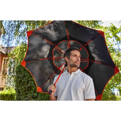 S912-01 Black (Черный) Зонт мужской гольфер Fulton