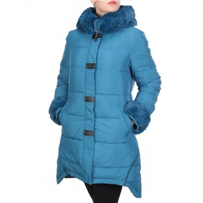 B15-888 GRAY/BLUE Куртка зимняя женская KEMIRA (200 гр. холлофайбера)
