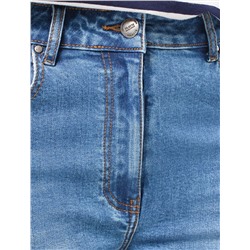 Шорты из эластичного денима