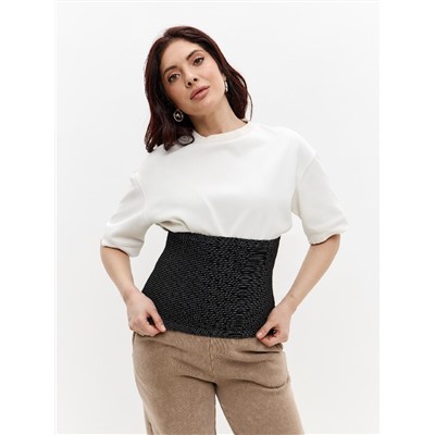 Пояс эластичный согревающий «Зима+Лето» из собачьей шерсти и хлопка