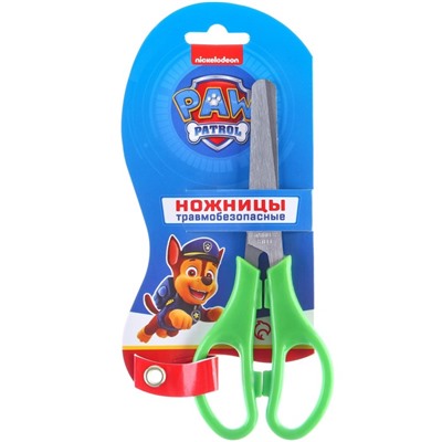 Ножницы детские 12 см, безопасные, пластиковые ручки, МИКС, «Щенячий патруль»